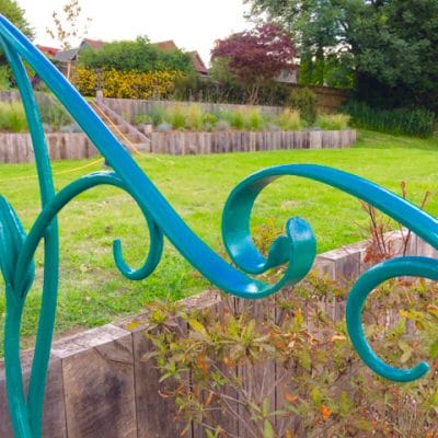 Bespoke railings garden design Kent Sussex