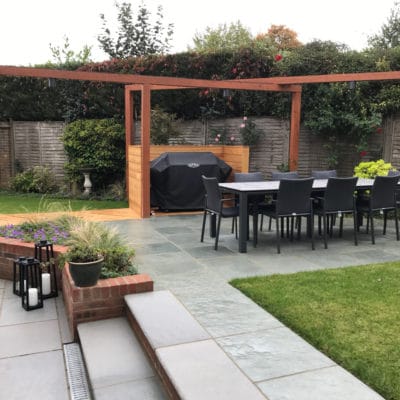 BBQ and outdoor dining area, Kent and Sussex